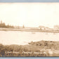 PROSPECT HARBOR ME LIGHT HOUSE 1912 ANTIQUE REAL PHOTO POSTCARD RPPC