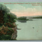 WASHINGTON CROSSING NJ DELAWARE RIVER ANTIQUE POSTCARD