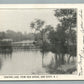 NEW EGYPT NJ OAKFORD LAKE ANTIQUE POSTCARD