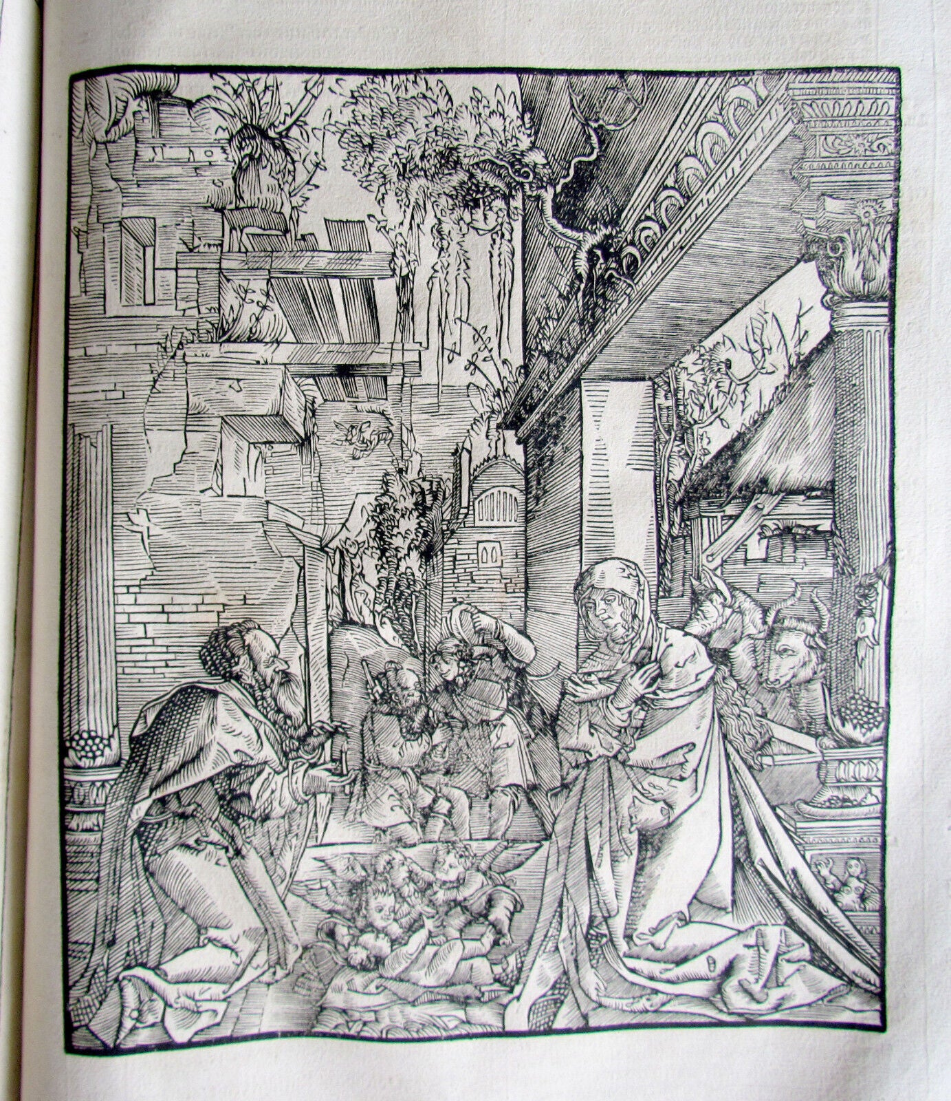 1529 BIBLE ILLUSTRATED LATIN TEXTUS BIBLIE antique FOLIO RARE 16th CENTURY