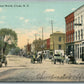 CLYDE NY GLASGOW STREET NORTH ANTIQUE POSTCARD