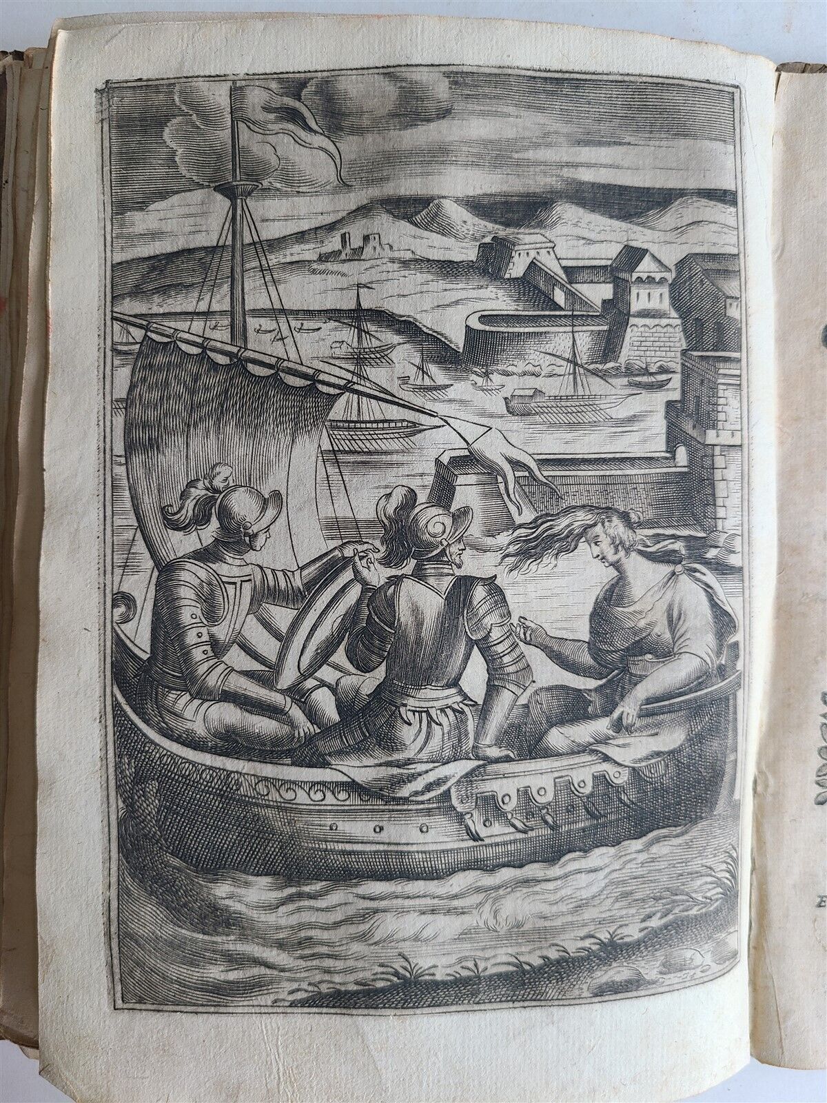 1665 LA JERUSALEMME LIBERATA di TORQUATO TASSO FULLY ILLUSTRATED antique