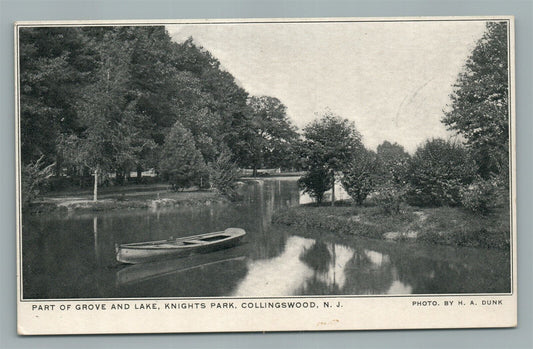 COLLINGSWOOD NJ KNIGHTS PARK ANTIQUE POSTCARD