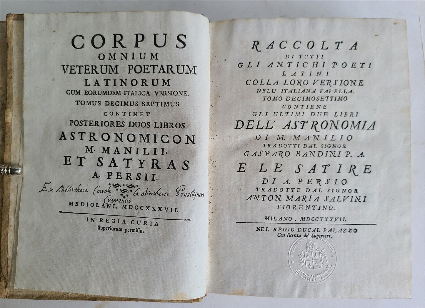 1731-1749 CLASSIC LATIN POETRY 14 vols CORPUS OMNIUM VETERUM POETARUM antique