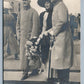 GERMAN PRINCE ERNST AUGUST w/ FLOWERS ANTIQUE REAL PHOTO POSTCARD RPPC