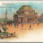 BUFFALO NY PAN AMERICAN EXPOSITION ETHNOLOGY BLDG 1898 ANTIQUE PRIVATE POSTCARD