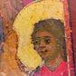 RUSSIAN ICON of BAPTISM of CHRIST antique 19th CENTURY