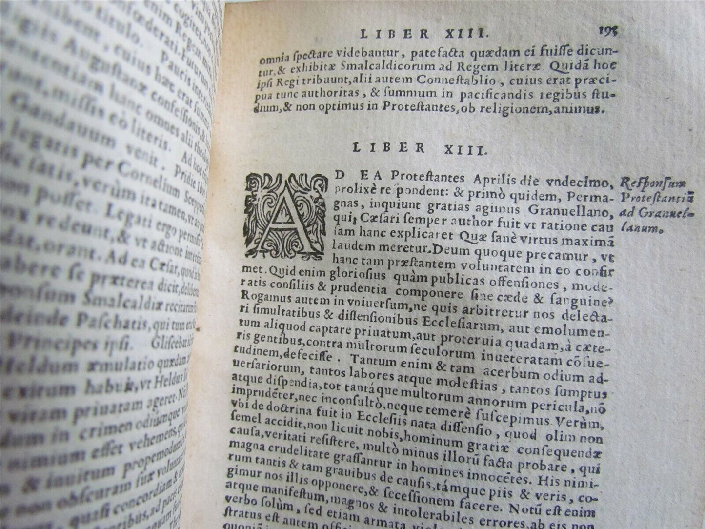 1559 SLEIDAN Summis Imperiis Babylonico Persico Graeco & Romano antique VELLUM