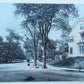 VINTAGE POSTCARD ELIZABETH New Jersey NJ STREET SCENE TROLLEY railroad railway