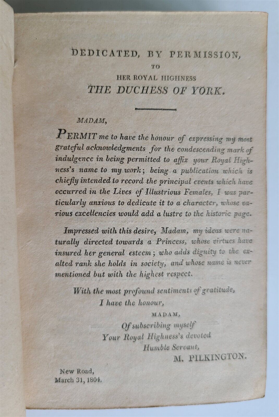 1804 MEMOIRS OF CELEBRATED FEMALE CHARACTERS Mary Pilkington ILLUSTRATED antique