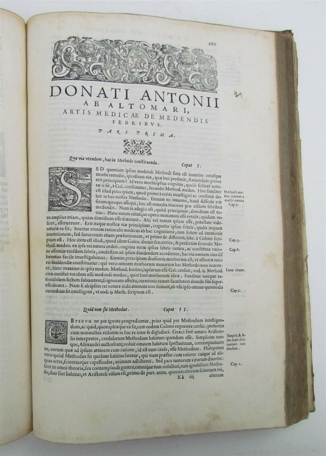 1574 MEDICAL TREATISE DONATI ALTOMARE antique VELLUM BOUND FOLIO rare