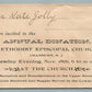 CRANBURY NJ METHODIST CHURCH DONATION COVER ANTIQUE ENVELOPE