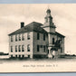 ALDEN NY HIGH SCHOOL ANTIQUE POSTCARD