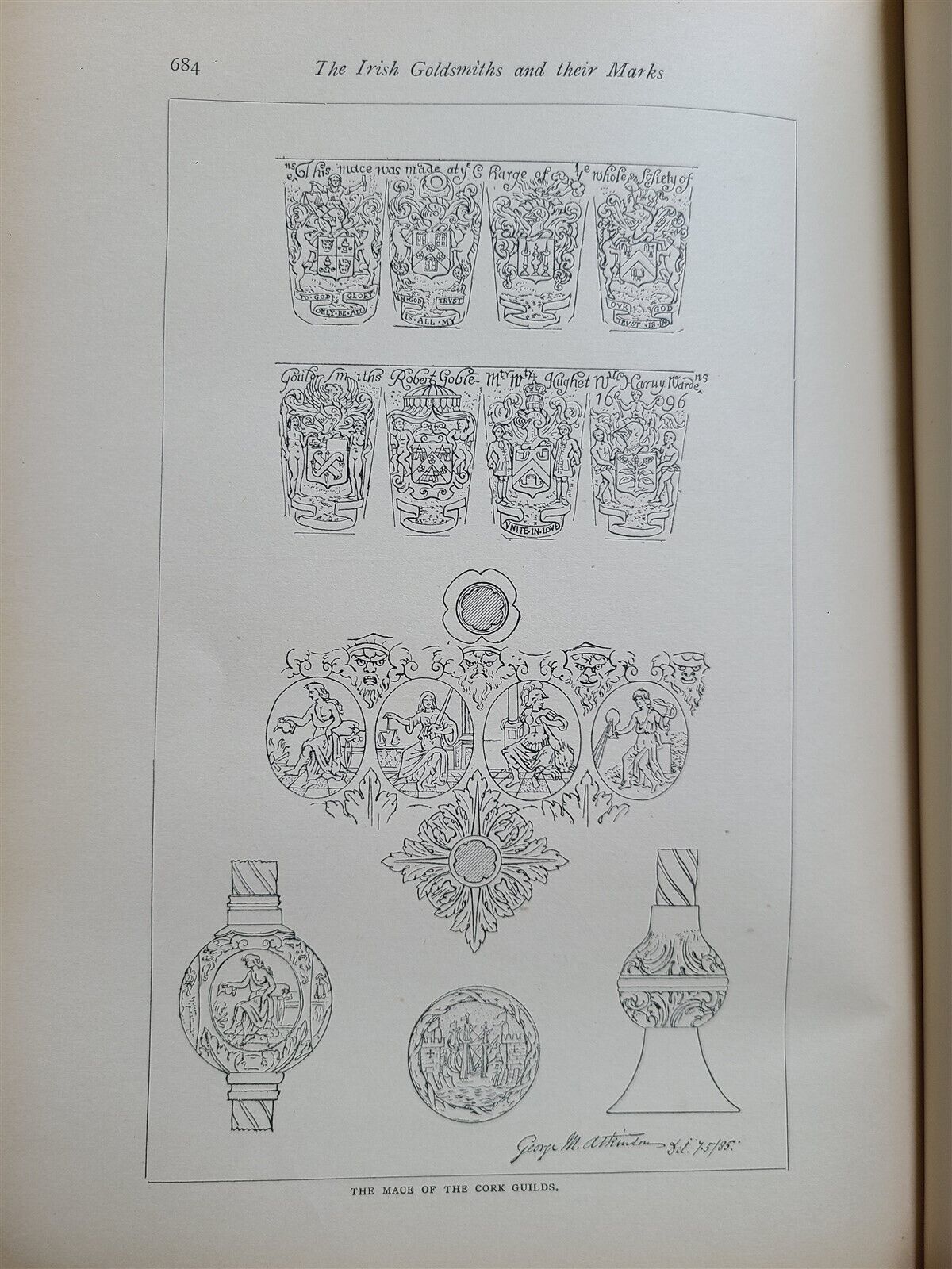 1921 ENGLISH GOLDSMITHS THEIR MARKS England Scotland Ireland 2 VOLUMES 13K MARKS