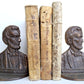 1927 PAIR OF antique CAST IRON ABRAHAM LINCOLN BOOKENDS