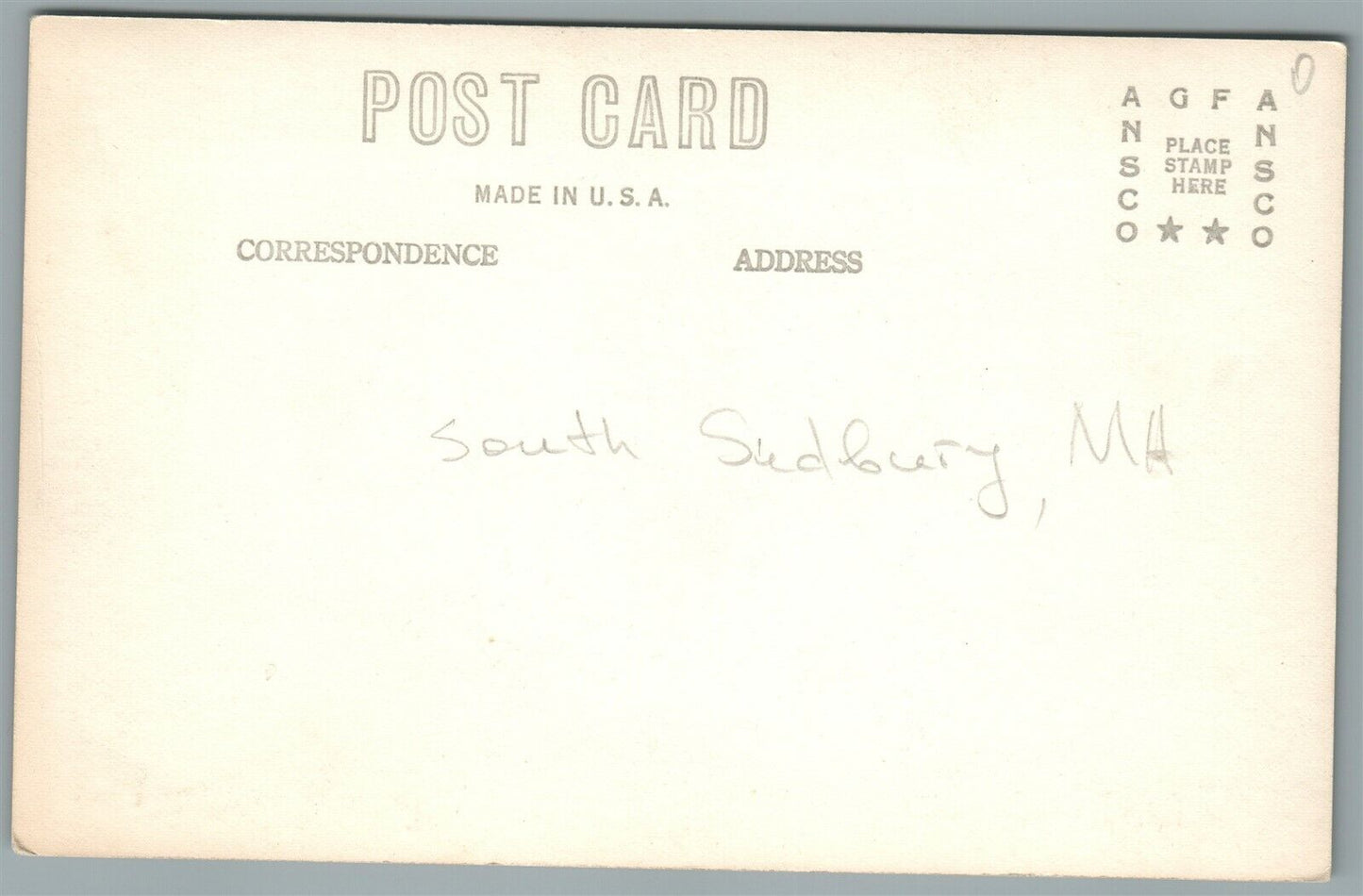 SOUTH SUDBURY MA LITTLE BIT OF SWEDEN CAFE ANTIQUE REAL PHOTO POSTCARD RPPC