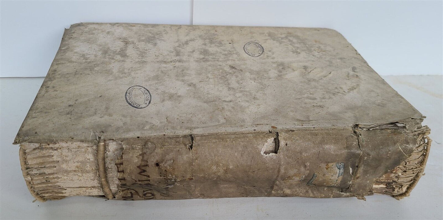 1616 NOVISSIMA POLYANTHEA by LANGUIS antique ANCIENT ENCYCLOPEDIA VELLUM FOLIO