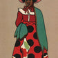 MADAGASCAR WOMAN'S COSTUME ANTIQUE POSTCARD