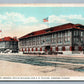 PARSONS KS RAILROAD STATION ANTIQUE POSTCARD railway depot