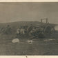 ARTILLERY in ACTION ANTIQUE REAL PHOTO POSTCARD RPPC