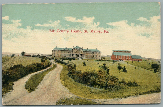 ST. MARYS PA ELK COUNTY HOME ANTIQUE POSTCARD