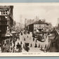 NEW YORK NY HERALD SQUARE ANTIQUE REAL PHOTO POSTCARD RPPC