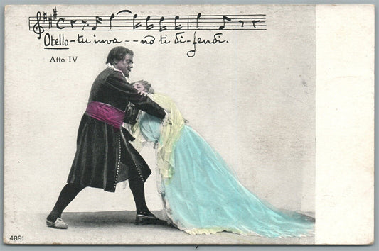 OTELLO THEATRE ANTIQUE POSTCARD