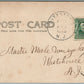 QUAKERTOWN NJ FRIENDS MEETING HOUSE ANTIQUE REAL PHOTO POSTCARD RPPC