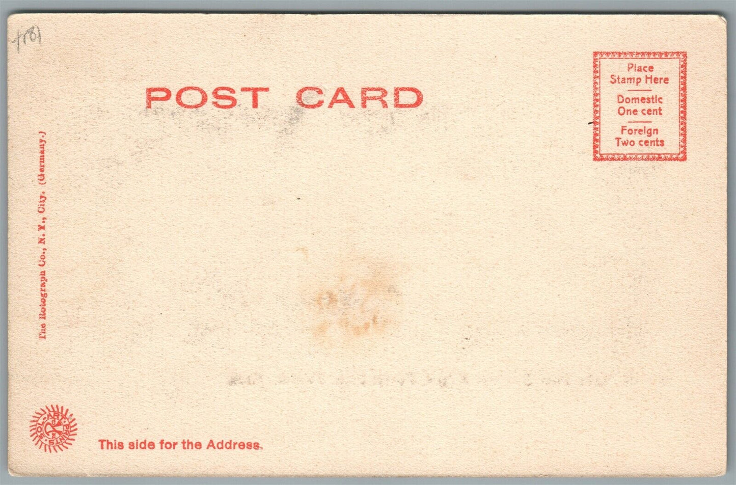 PALMER MA FOREST LAKE ANTIQUE POSTCARD