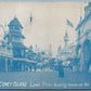 BROOKLYN NY CONEY ISLAND LUNA PARK LOOKING TOWARDS THE ENTRANCE ANTIQUE POSTCARD