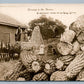 IOWA FARM EXAGGERATED ANTIQUE REAL PHOTO POSTCARD RPPC