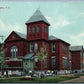 RIPLEY NY HIGH SCHOOL 1911 ANTIQUE POSTCARD