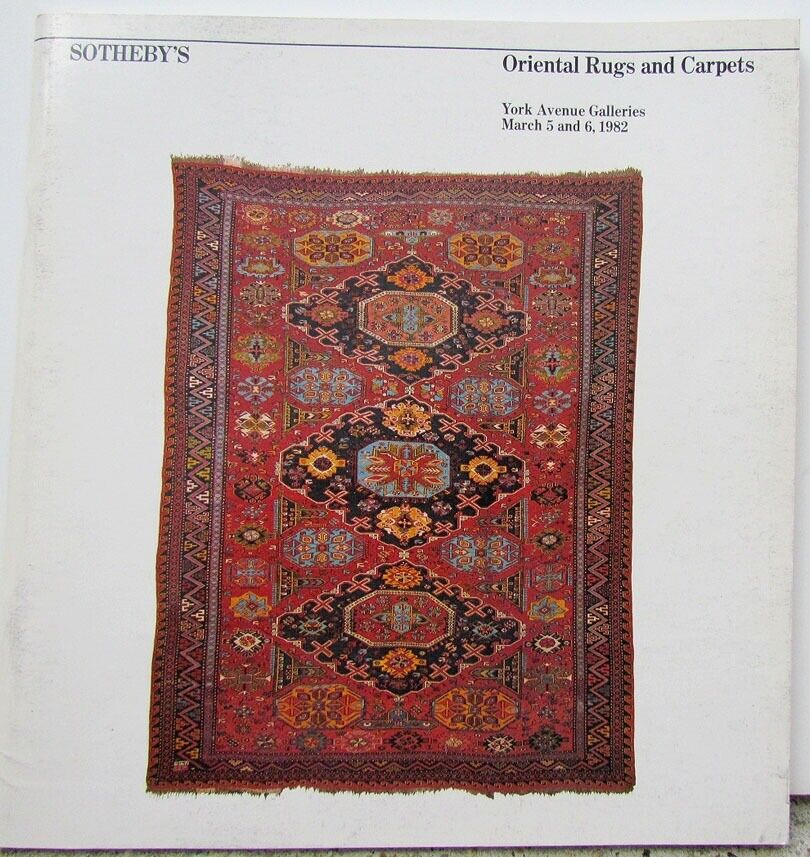 ORIENTAL RUGS & CARPETS 1982 SOTHEBY'S AUCTION CATALOGUE