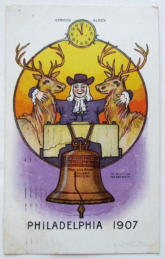 VINTAGE 1907 POSTCARD GERVUS ALGES PHILADELPHIA PA ROTOGRAPH