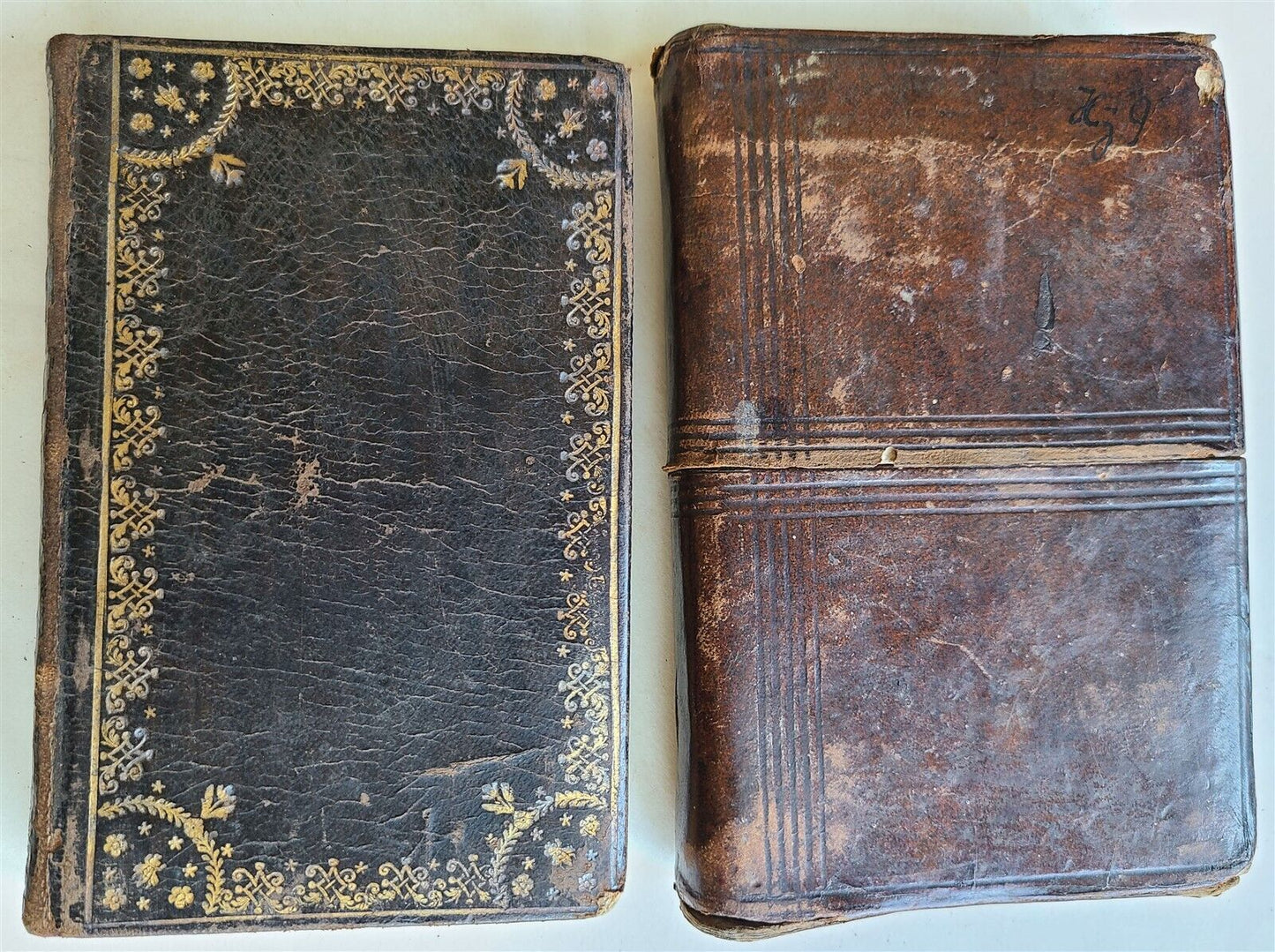 1771 GERMAN MANUSCRIPT PRAYER BOOK ORIGINAL SLIP CASE antique HANDWRITTEN 224 pp