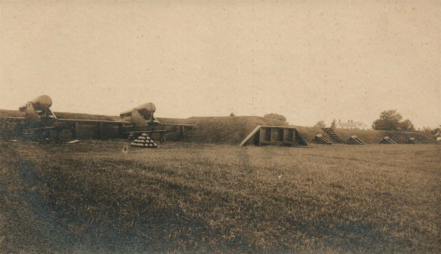ARTILLERY ANTIQUE REAL PHOTO POSTCARD RPPC