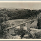 BURNSIDE KY BRIDGE OVER CUMBERLAND RIVER VINTAGE REAL PHOTO POSTCARD RPPC