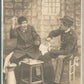 PRISON INMATE CARD GAME ANTIQUE REAL PHOTO POSTCARD RPPC