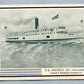 S.S. DISTRICT OF COLUMBIA SHIP STEAMBOAT ANTIQUE POSTCARD