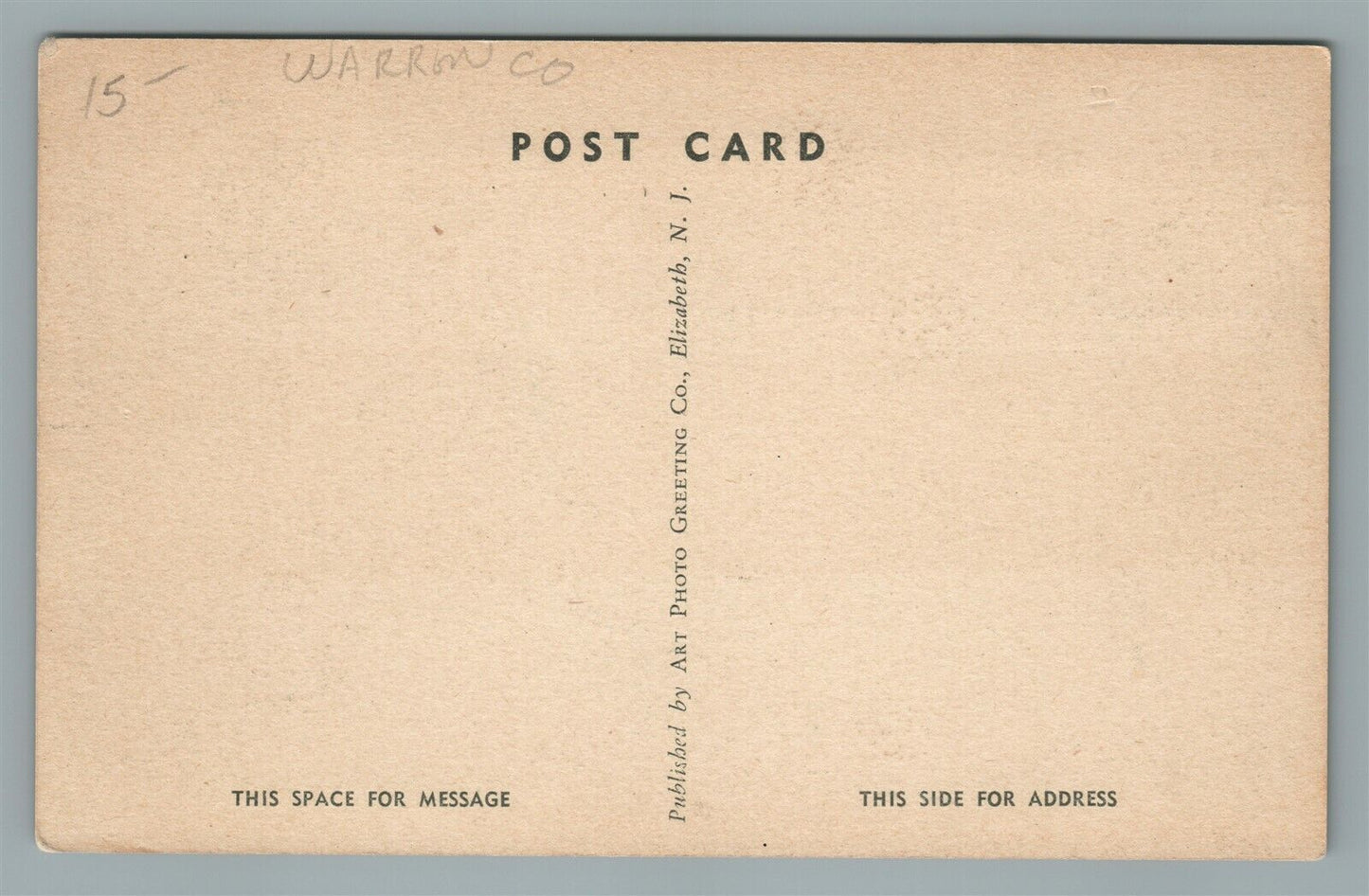 WASHINGTON NJ YOUMANS AVENUE ANTIQUE POSTCARD