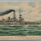 MILITARY SHIP USS TONOPAH SUBMARINE TENDER ANTIQUE POSTCARD