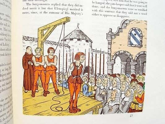 RARE 1934 GLOROIUS ADVENTURES OF TYL ULENSPIEGL LIMITED EDITION ILLUSTRATED BOOK