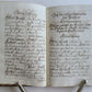 18th century GERMAN MANUSCRIPT PRAYER BOOK antique HANDWRITTEN