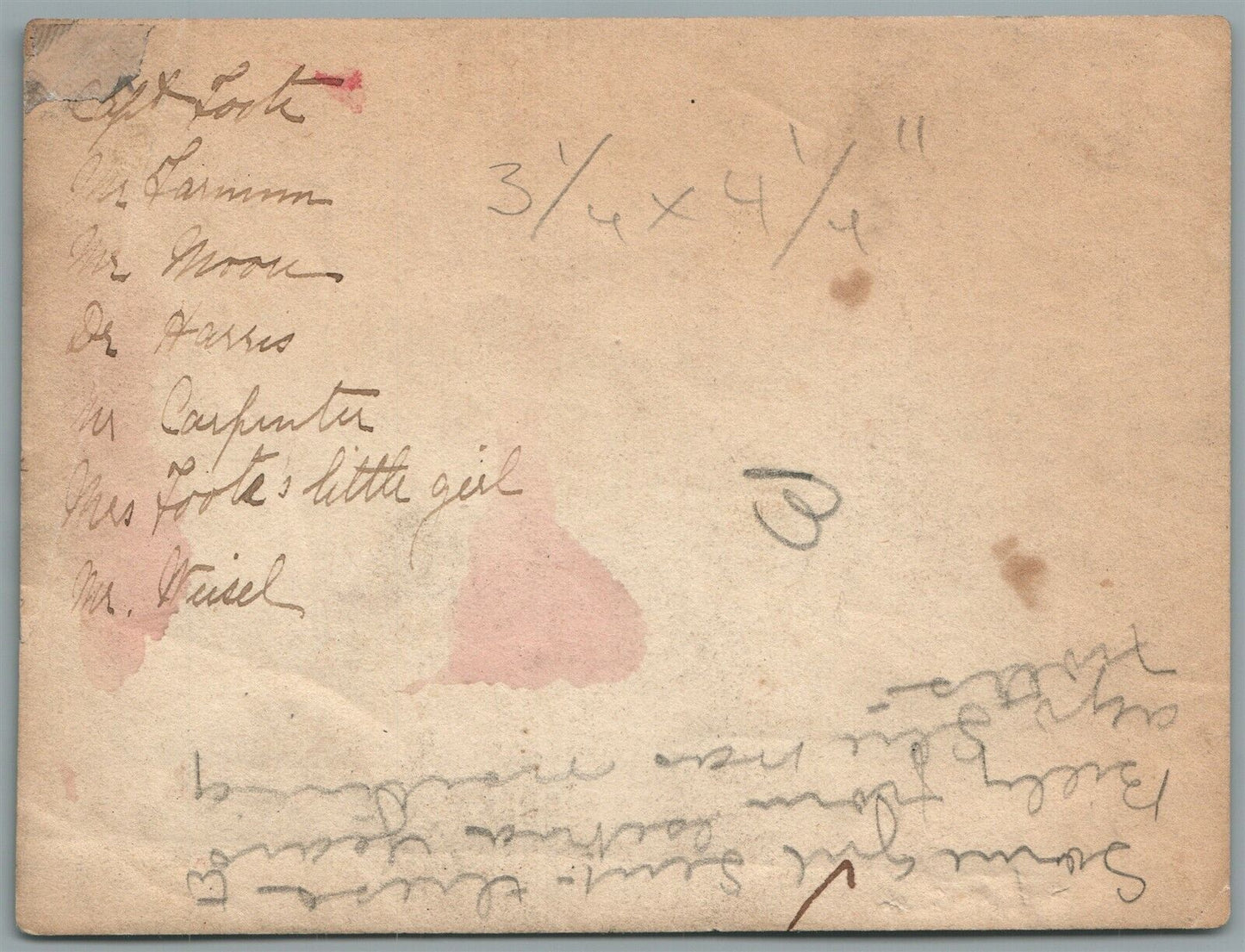 US ARMY SOLDIERS w/ little girl ANTIQUE REAL PHOTO