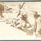 WOUNDED SOLDIER MILITARY ANTIQUE REAL PHOTO POSTCARD RPPC