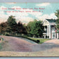WATER WITCH NJ ROAD THROUGH CLUB ANTIQUE POSTCARD