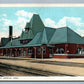 KEOKUK IA RAILROAD DEPOT ANTIQUE POSTCARD RAILWAY TRAIN STATION
