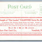 VERNFIELD PA VALENTINE ANTIQUE SAMPLE POSTCARD NYCE POST CARD Co ADVERTISING