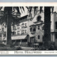 HOLLYWOOD CA HOTEL HIGHLAND AVENUE ANTIQUE POSTCARD