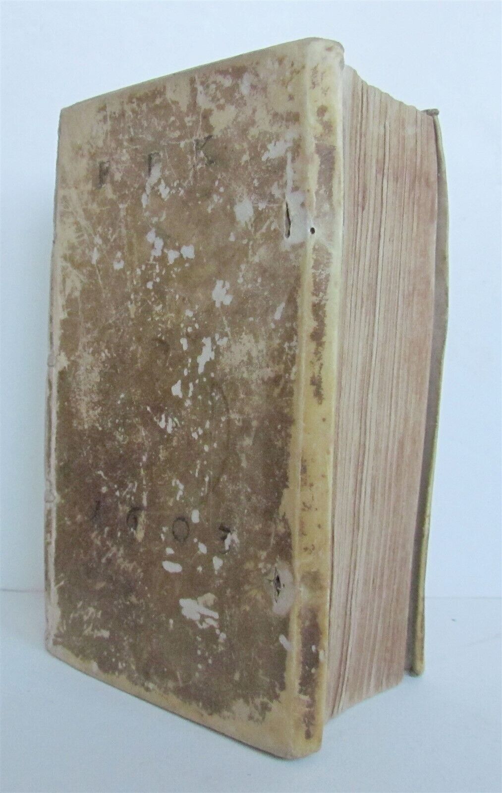 1599 Liber exercitiorum spiritualium triplicis viae antique VELLUM BINDING